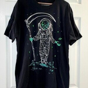 Black Graphic Tee From Into The AM size large